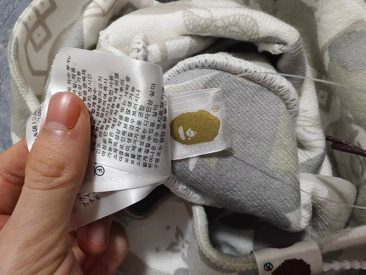 Bape X Clot White Camo Beanie