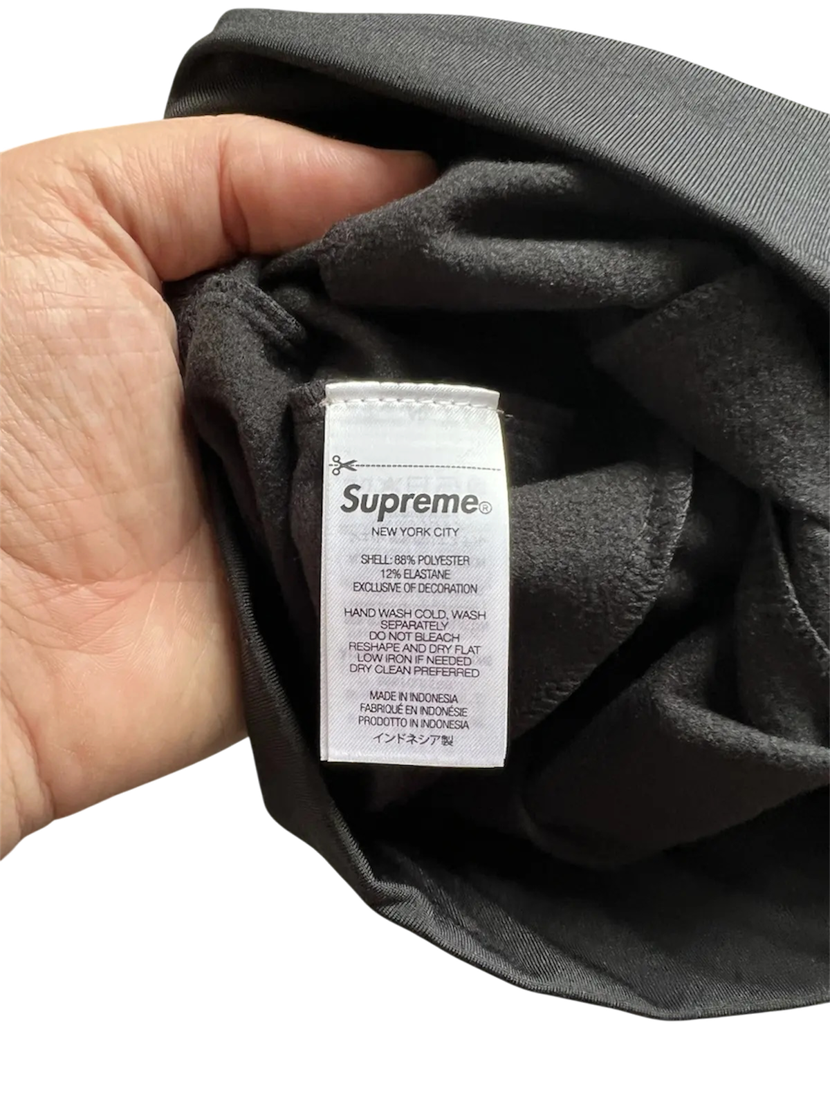 Supreme SS26 Base Layer Skull Cap Black