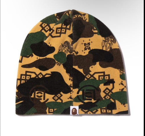 Bape X Clot 1st Camo Beanie