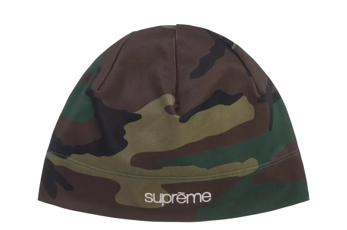 Supreme SS26 Base Layer Skull Cap Camo