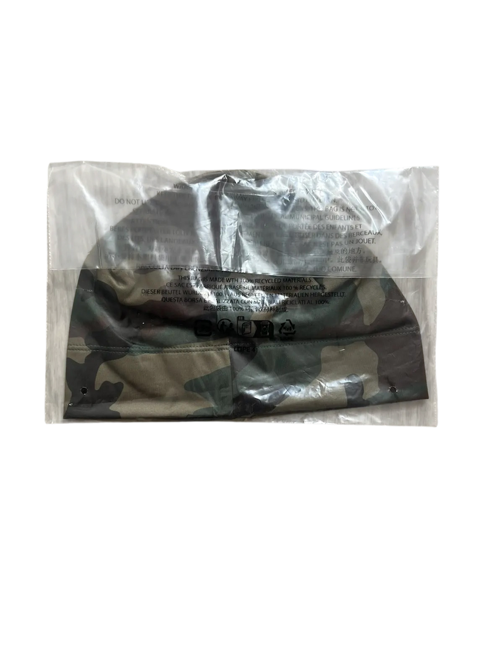 Supreme SS26 Base Layer Skull Cap Camo